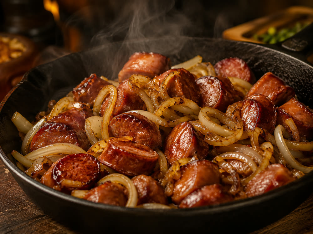 Linguiça com queijo especial
